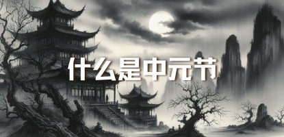 什么是中元节